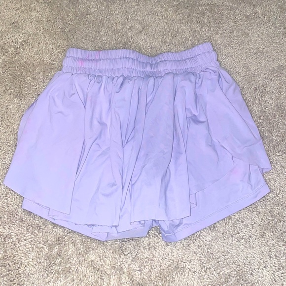 Lavender Butterfly Shorts - Picture 2 of 4